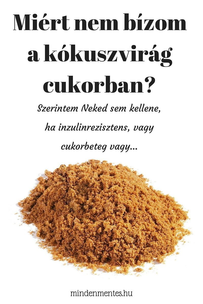 kókuszvirág cukor dm