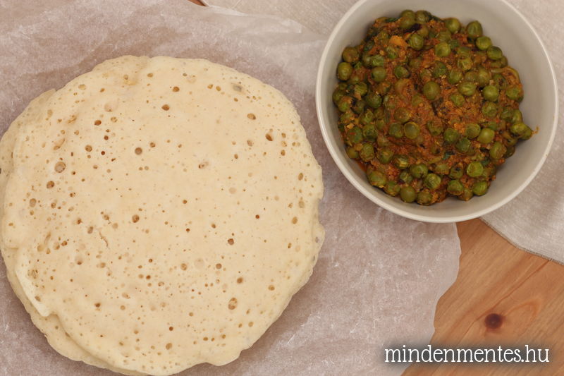 Appam – indiai kókusztejes lepény (glutén-, tejtermék-, tojásmentes, vegán palacsinta)