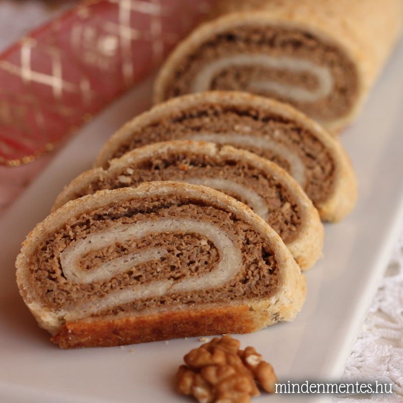 Bejgli mindenmentesen - cukor-, glutén-, tejtermék-, tojásmentes, IR-barát, vegán recept