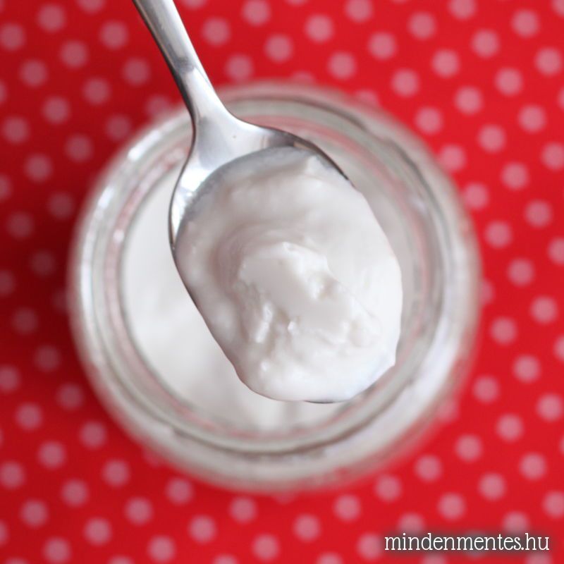 Kókuszjoghurt, élőflórás (tejtermékmentes, vegán recept)