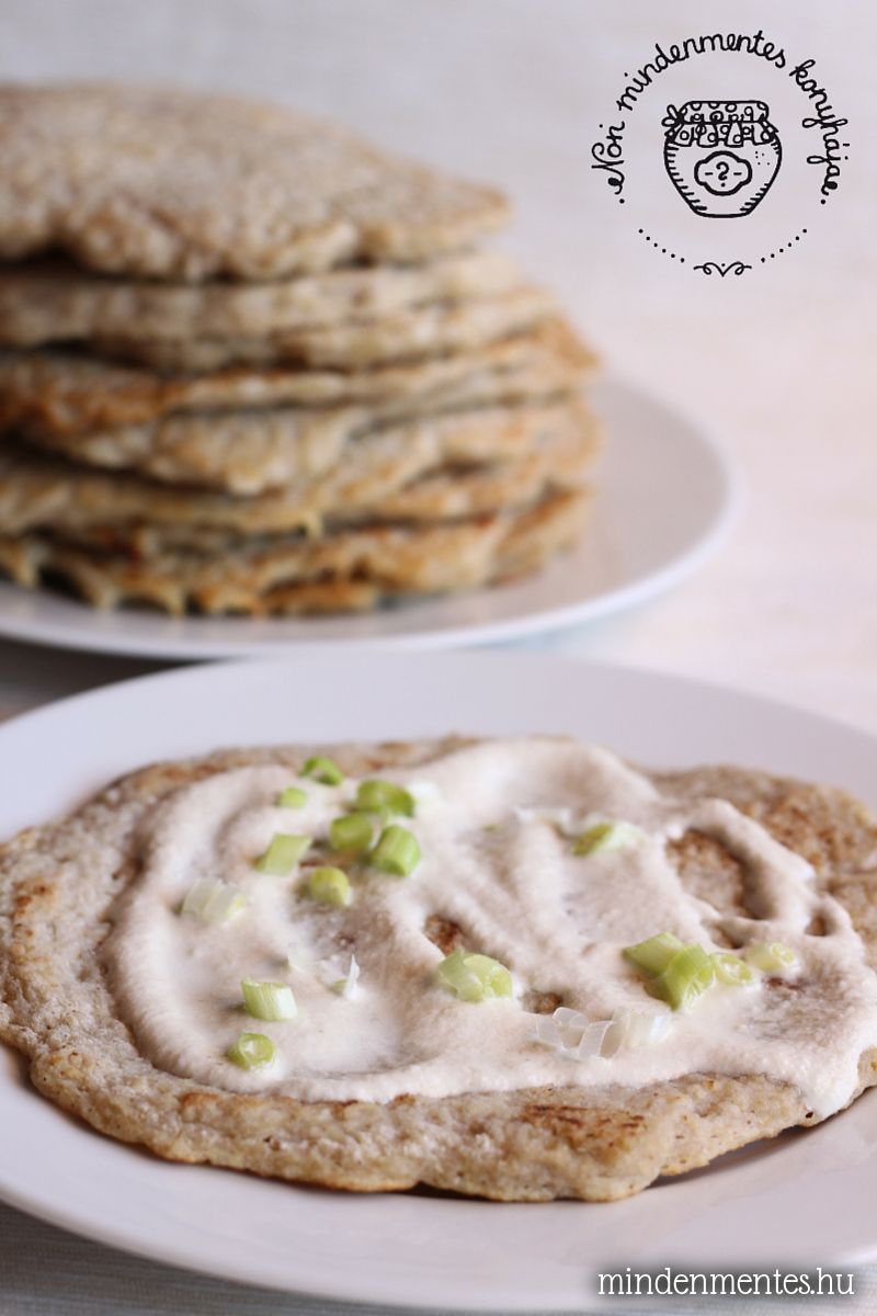 Lángos - az egészséges, mindenmentes változat (gluténmentes, vegán)
