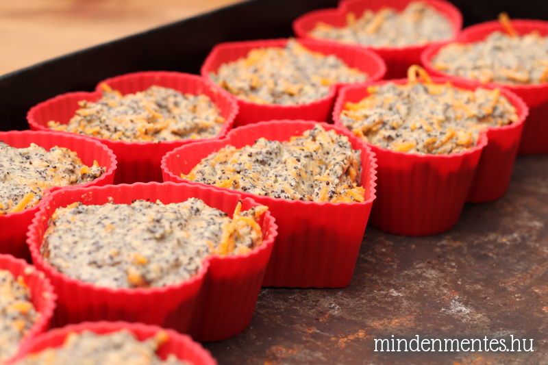 Sütőtökös-mákos muffinok