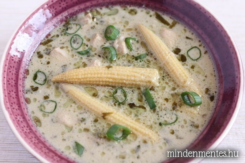 Kókuszos thai csirkeleves - #gluténmentes #tejmentes mindenmentes.hu