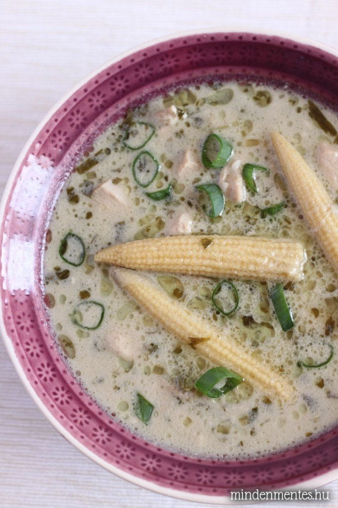 Kókuszos thai csirkeleves - #gluténmentes #tejmentes mindenmentes.hu