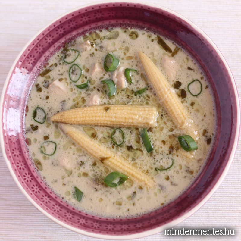 Kókuszos thai csirkeleves - #gluténmentes #tejmentes mindenmentes.hu