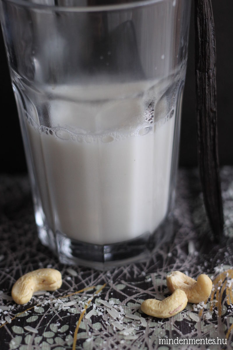 Vaníliás növényi tej kesuval - Vegital #tejmentes #vegán |mindenmentes.hu