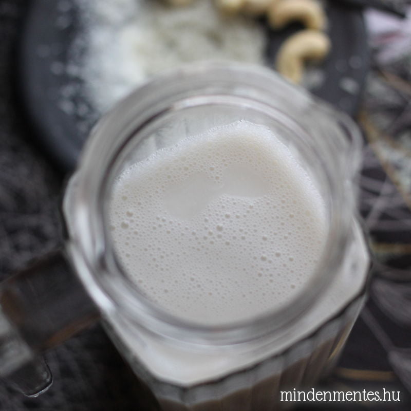 Vaníliás növényi tej kesuval - Vegital #tejmentes #vegán |mindenmentes.hu