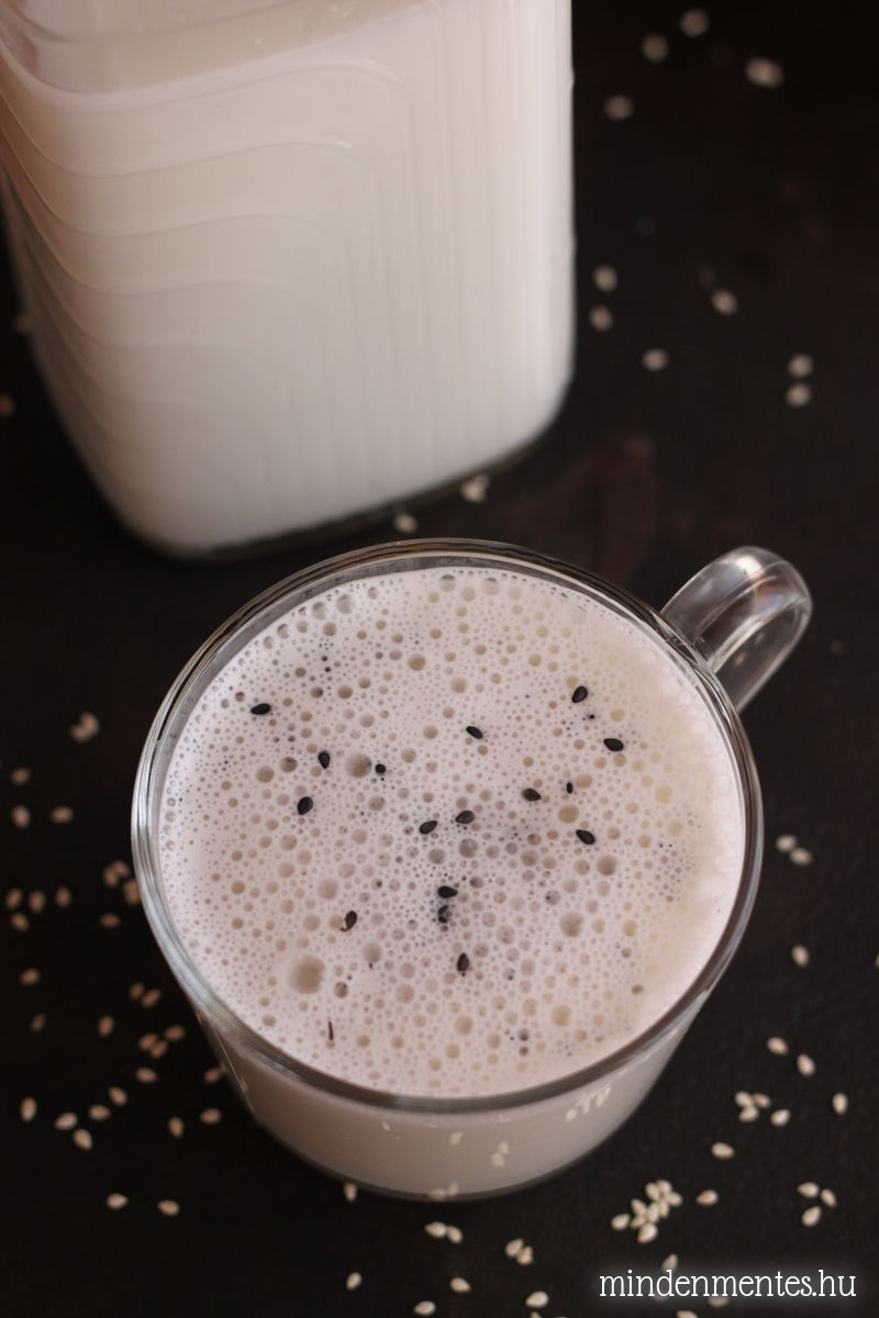 Szezám tej - olcsó növényi kalcium bomba #gluténmentes #tejmentes #vegán |mindenmentes.hu