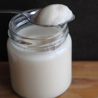 Növényi joghurt házi növényi tejből, joghurtkultúrával