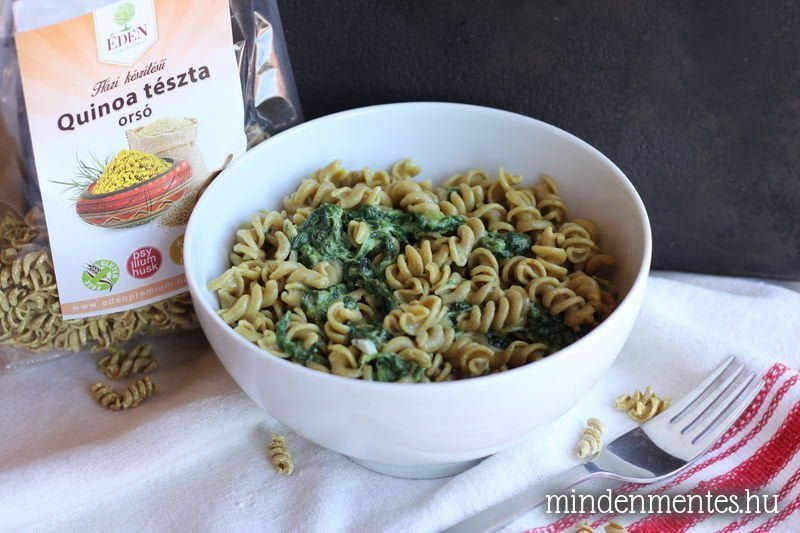 Gluténmentes quinoa tészta