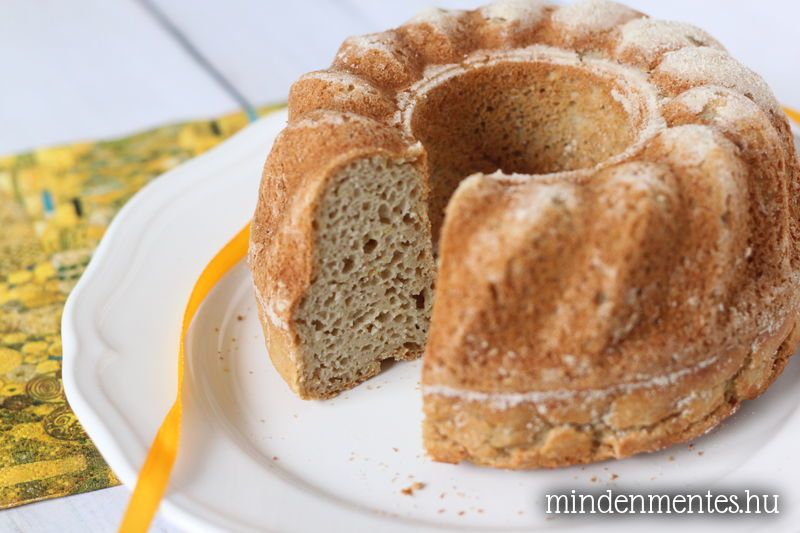 Citromos gluténmentes kuglóf (cukormentes, vegán) |mindenmentes.hu