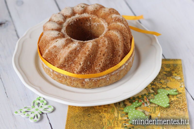 Citromos gluténmentes kuglóf (cukormentes, vegán) |mindenmentes.hu