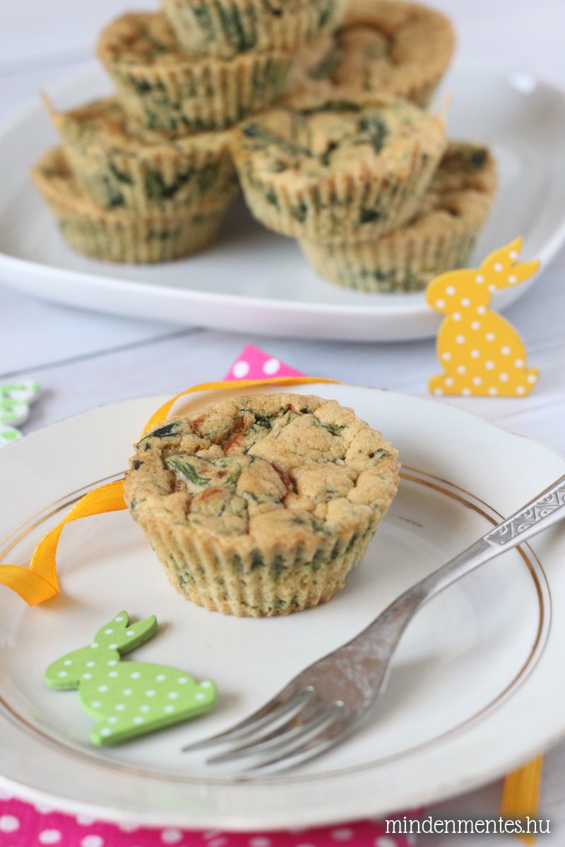 Vegán omlett muffin #tojásmentes gluténmentes #vegán |mindenmentes.hu