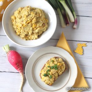 Majonézes tojássaláta tojás nélkül (tojásmentes, vegán) |mindenmentes.hu