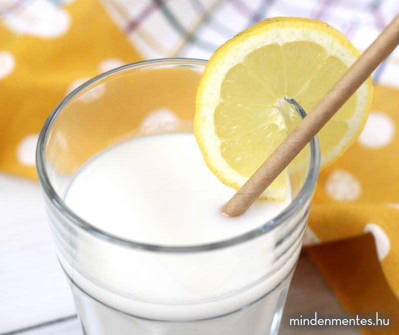 Citromos ivójoghurt (tejmentes, vegán) |mindenmentes.hu