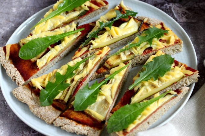 Pizza teljes értékű gluténmentes gabonákból (vegán) |mindenmentes.hu