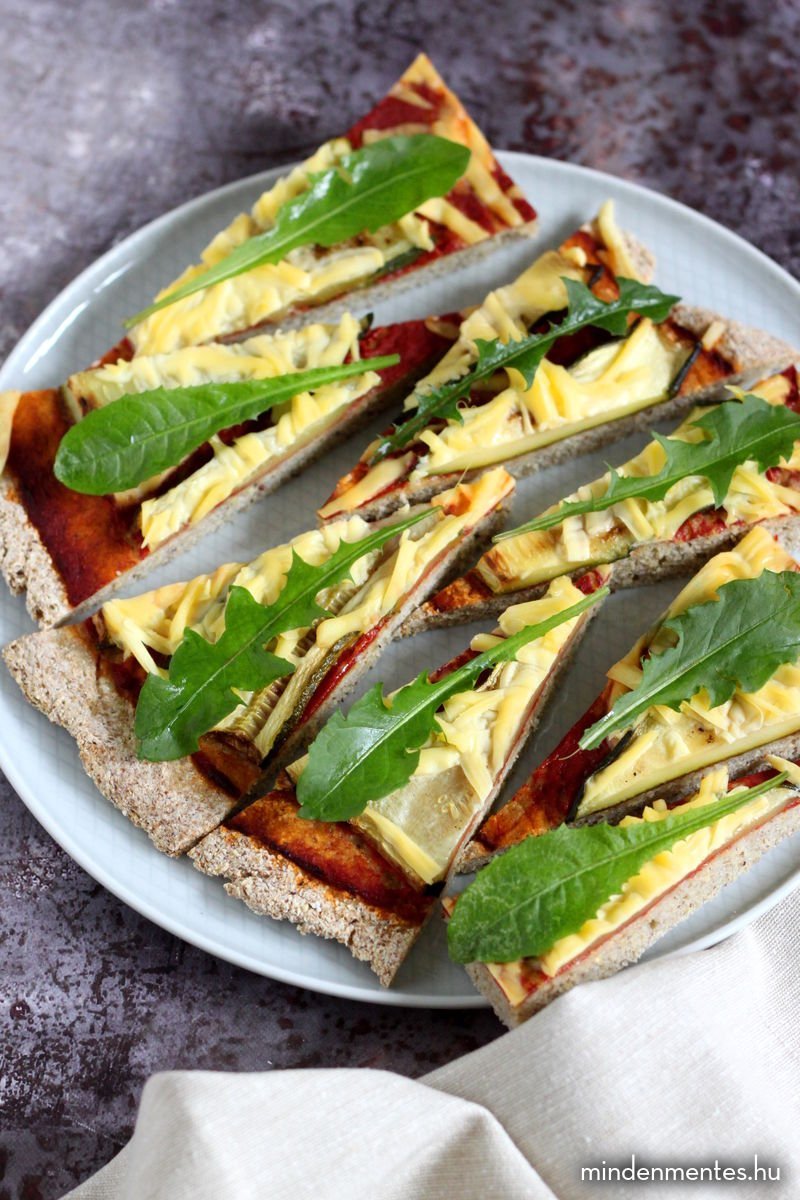 Pizza teljes értékű gluténmentes gabonákból (vegán) |mindenmentes.hu