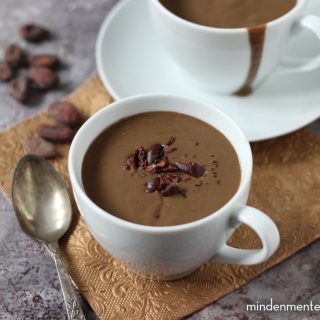 Csokoládé puding teljes értékű hozzávalókból (vegán) |mindenmentes.hu