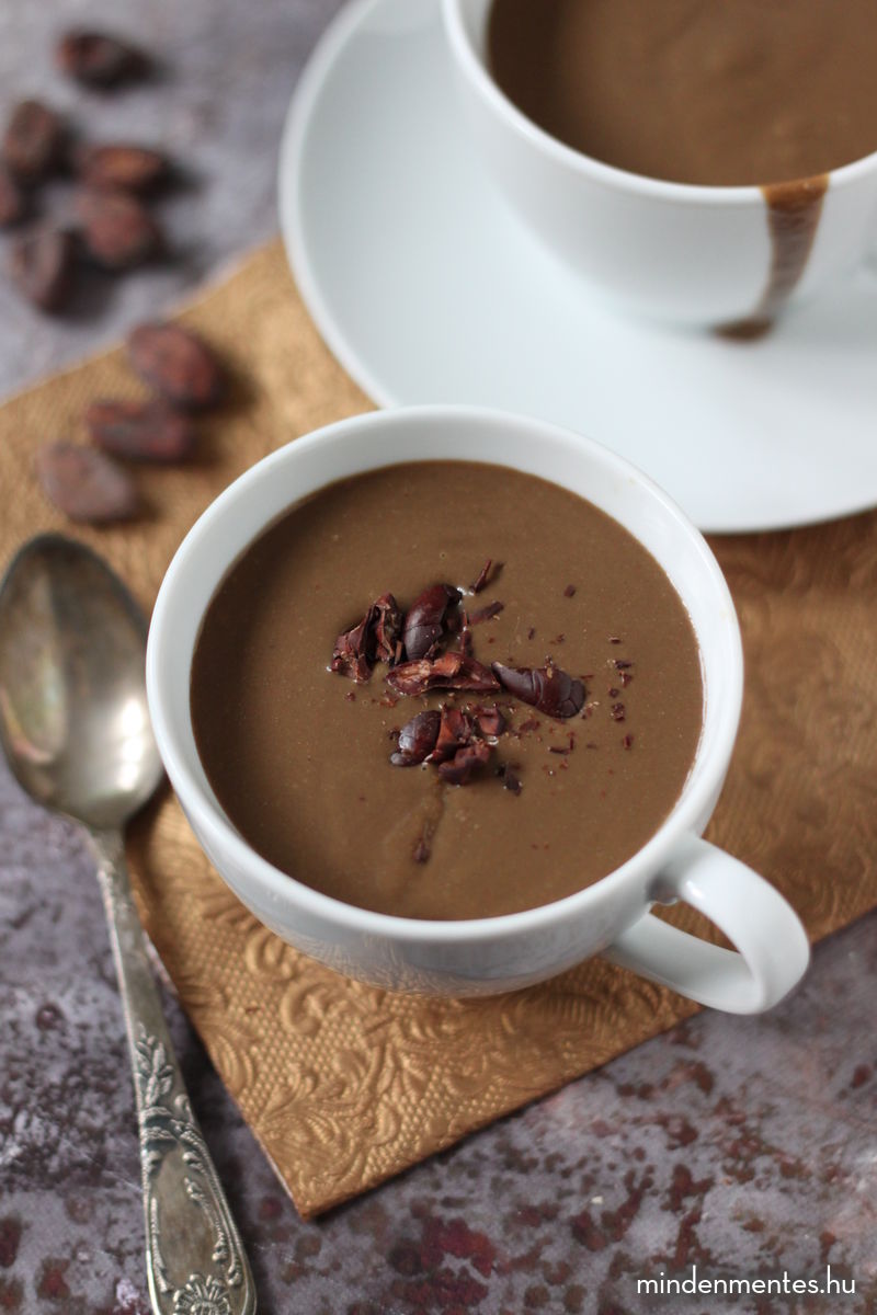 Csokoládé puding teljes értékű hozzávalókból (vegán) |mindenmentes.hu