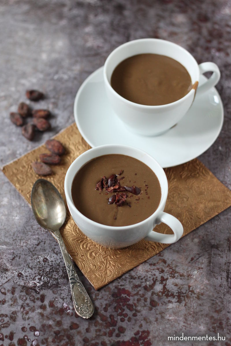 Csokoládé puding teljes értékű hozzávalókból (vegán) |mindenmentes.hu