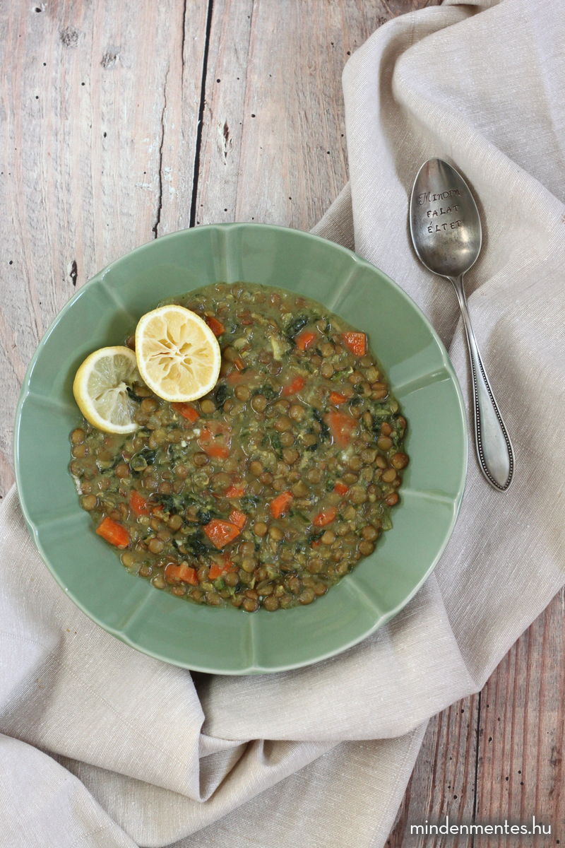 Citromos, kurkumás lencseleves (vegán, TÉNÉ) |mindenmentes.hu