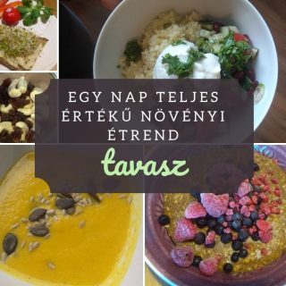 Egy nap teljes értékű növényi étrend - tavasz |mindenmentes.hu